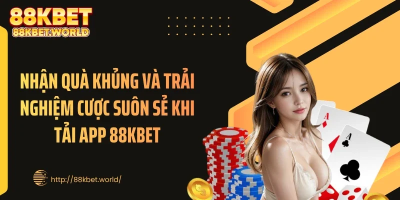 Nhận quà khủng và trải nghiệm cược suôn sẻ khi tải app 88KBET