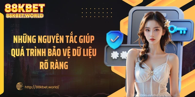 Những nguyên tắc giúp quá trình bảo vệ dữ liệu rõ ràng