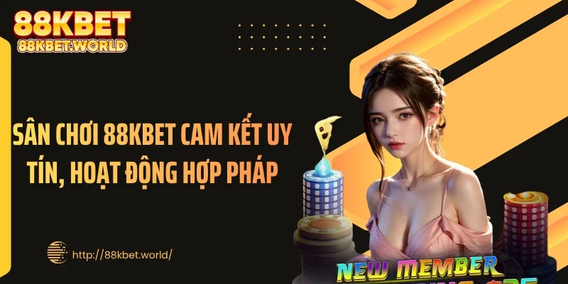 Sân chơi 88KBET cam kết uy tín, hoạt động hợp pháp